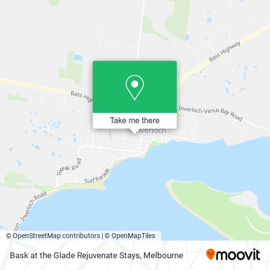 Bask at the Glade Rejuvenate Stays map