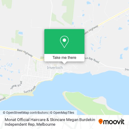 Monat Official Haircare & Skincare Megan Burdekin Independent Rep map