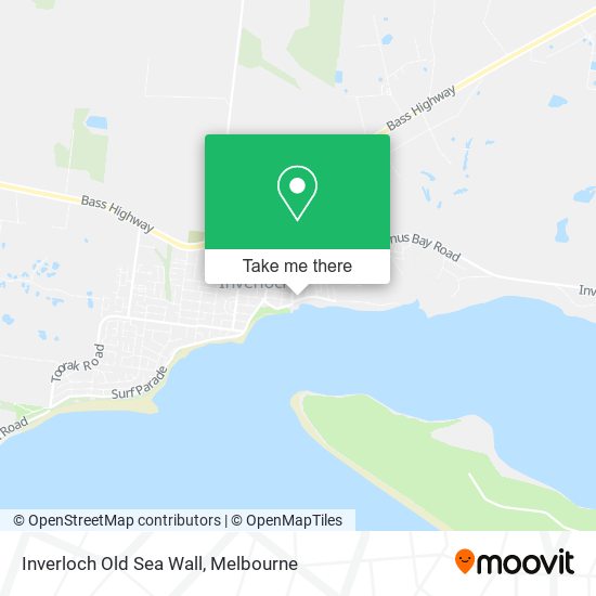 Inverloch Old Sea Wall map