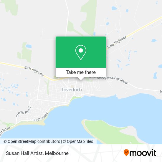 Susan Hall Artist map