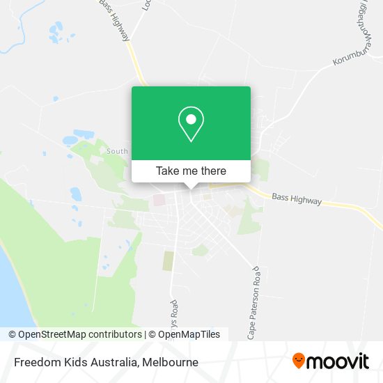 Freedom Kids Australia map
