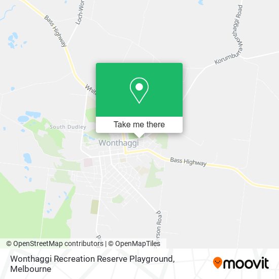 Wonthaggi Recreation Reserve Playground map