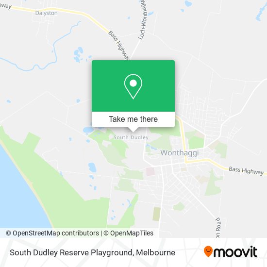 South Dudley Reserve Playground map