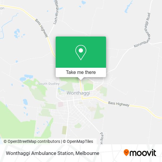 Wonthaggi Ambulance Station map
