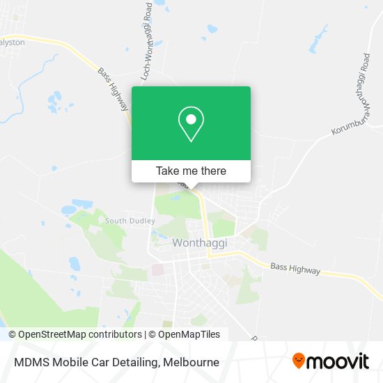 MDMS Mobile Car Detailing map