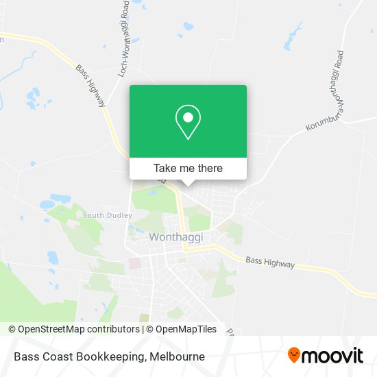 Bass Coast Bookkeeping map