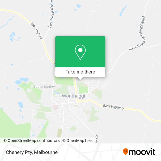 Chenery Pty map
