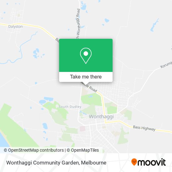 Wonthaggi Community Garden map