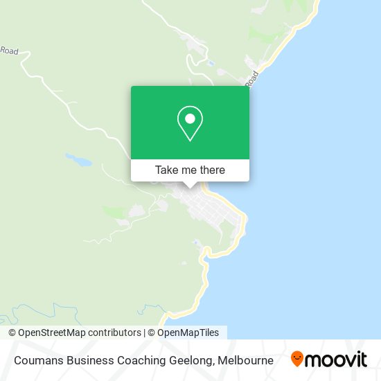 Coumans Business Coaching Geelong map