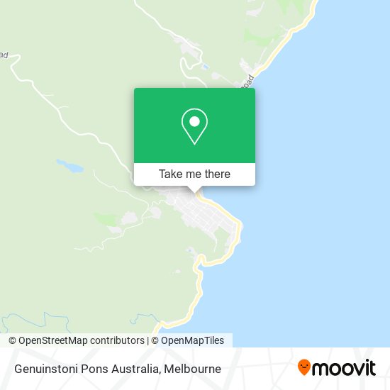 Genuinstoni Pons Australia map