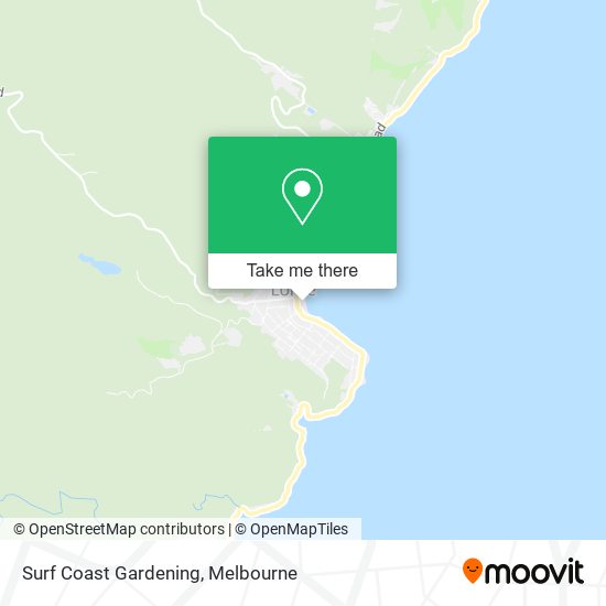 Surf Coast Gardening map