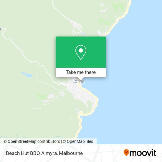 Beach Hut BBQ Almyra map