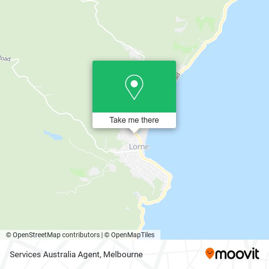Services Australia Agent map