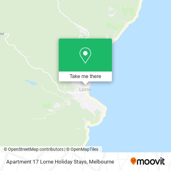 Apartment 17 Lorne Holiday Stays map