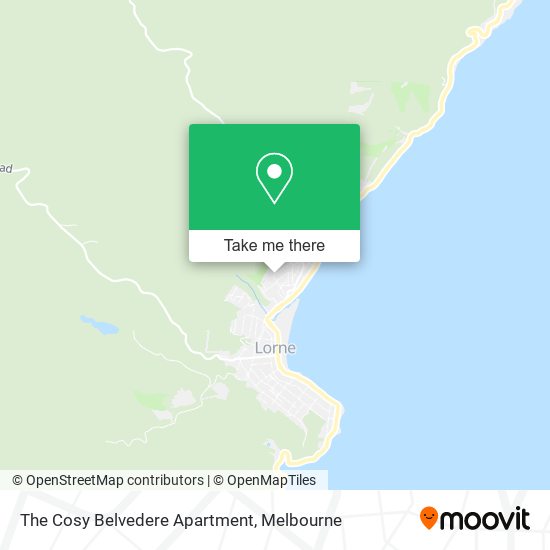 The Cosy Belvedere Apartment map