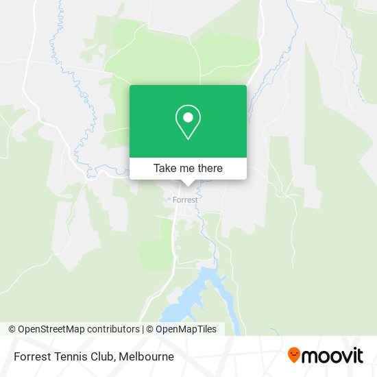 Forrest Tennis Club map