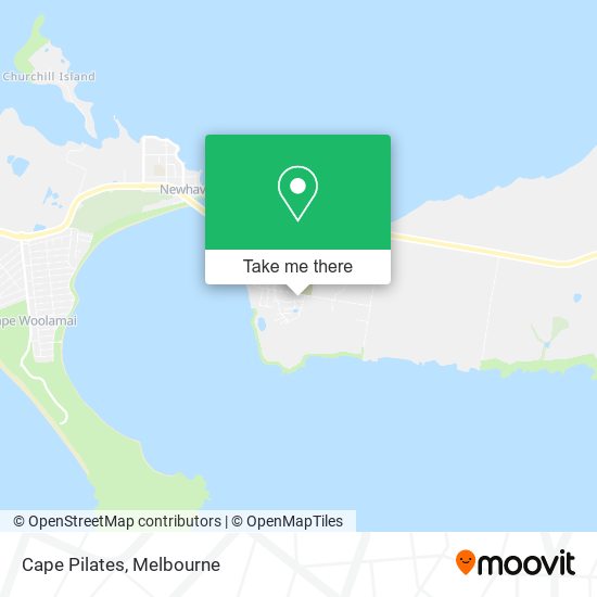 Cape Pilates map
