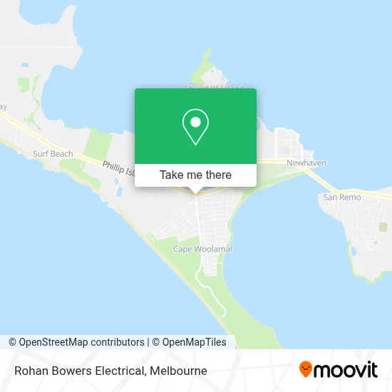Mapa Rohan Bowers Electrical