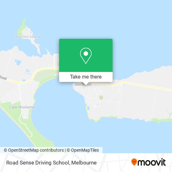 Road Sense Driving School map