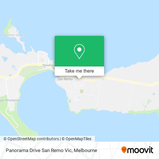 Panorama Drive San Remo Vic map