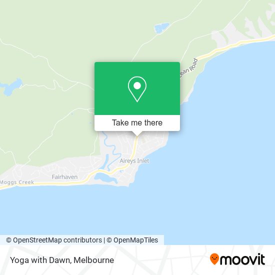 Yoga with Dawn map