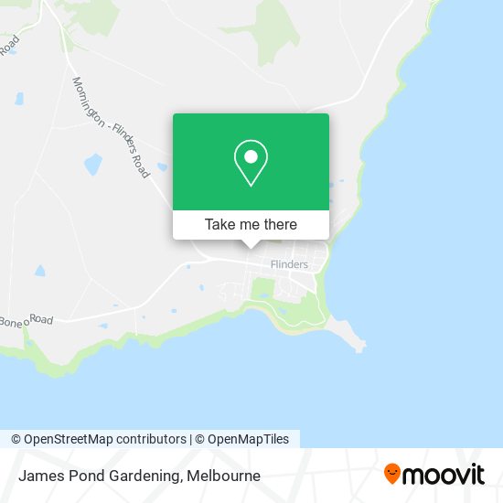 James Pond Gardening map