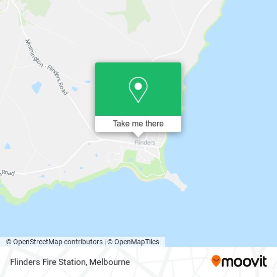 Flinders Fire Station map