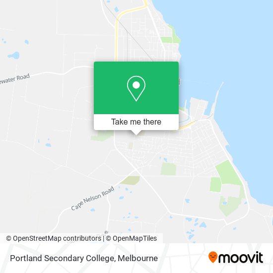 Portland Secondary College map