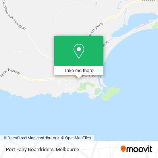 Port Fairy Boardriders map