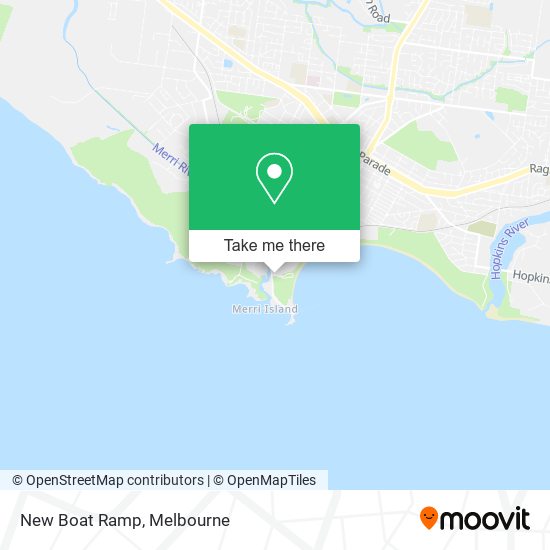 New Boat Ramp map