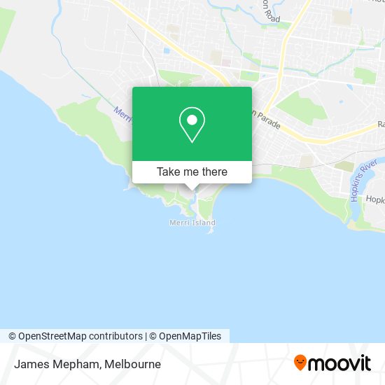 James Mepham map
