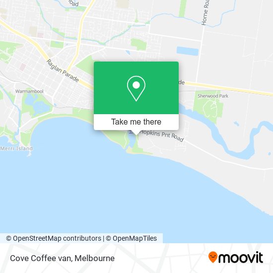 Cove Coffee van map
