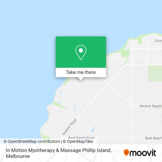In Motion Myotherapy & Massage Phillip Island map