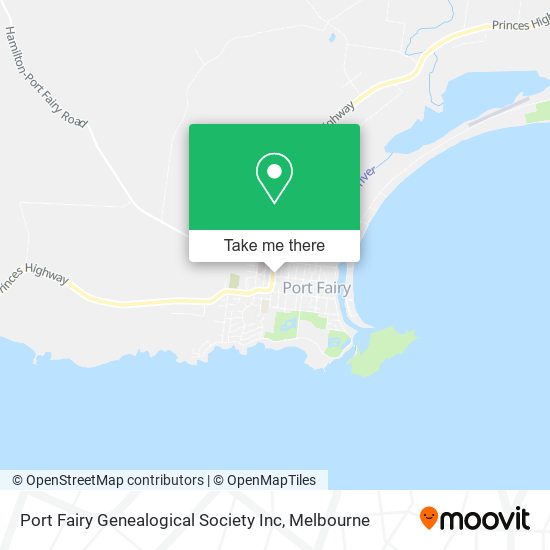 Port Fairy Genealogical Society Inc map
