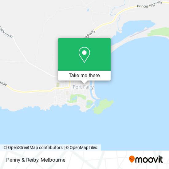 Penny & Reiby map
