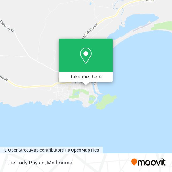 The Lady Physio map