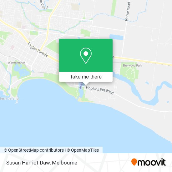 Susan Harriot Daw map