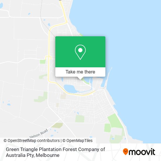 Green Triangle Plantation Forest Company of Australia Pty map
