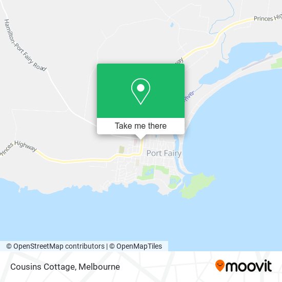 Cousins Cottage map