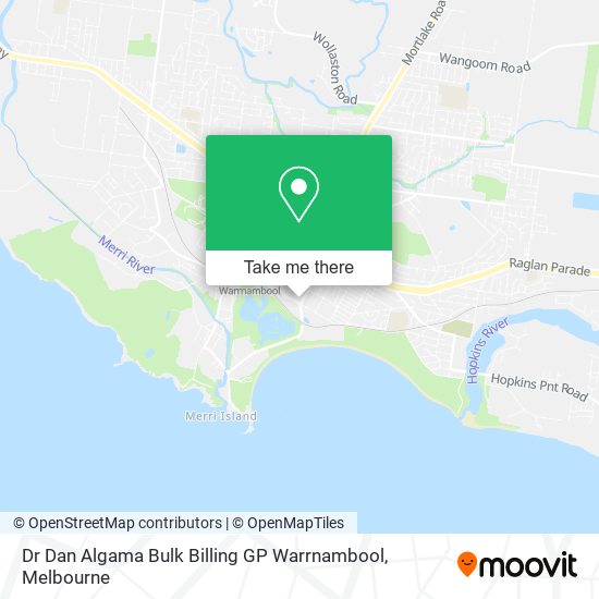 Dr Dan Algama Bulk Billing GP Warrnambool map