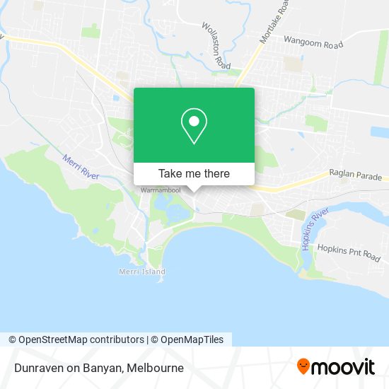 Dunraven on Banyan map