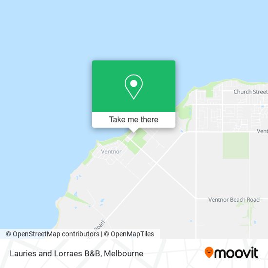 Lauries and Lorraes B&B map