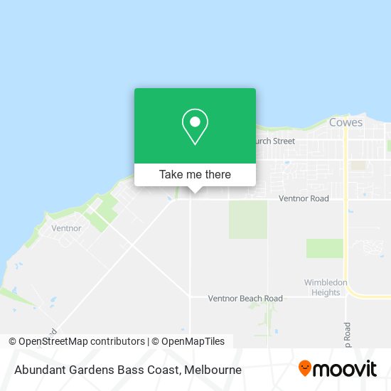 Abundant Gardens Bass Coast map