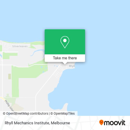 Rhyll Mechanics Institute map