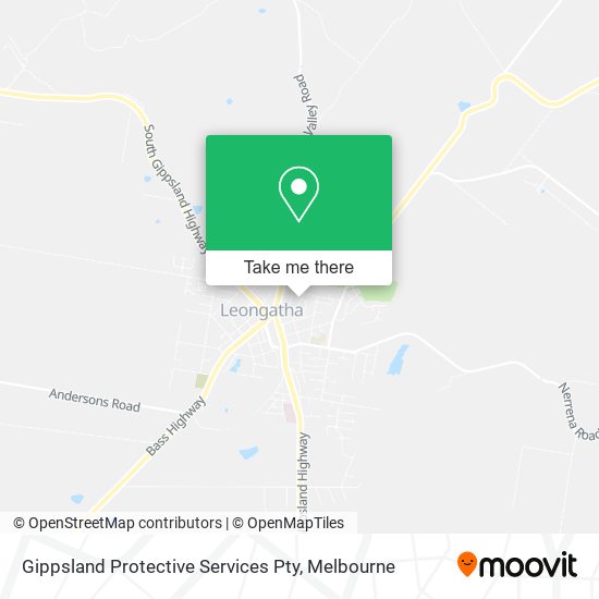 Gippsland Protective Services Pty map