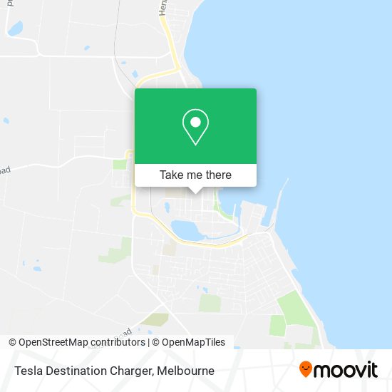 Tesla Destination Charger map