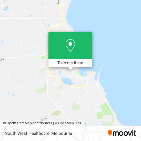 South West Healthcare map