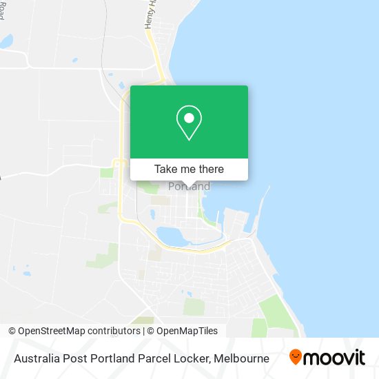 Australia Post Portland Parcel Locker map