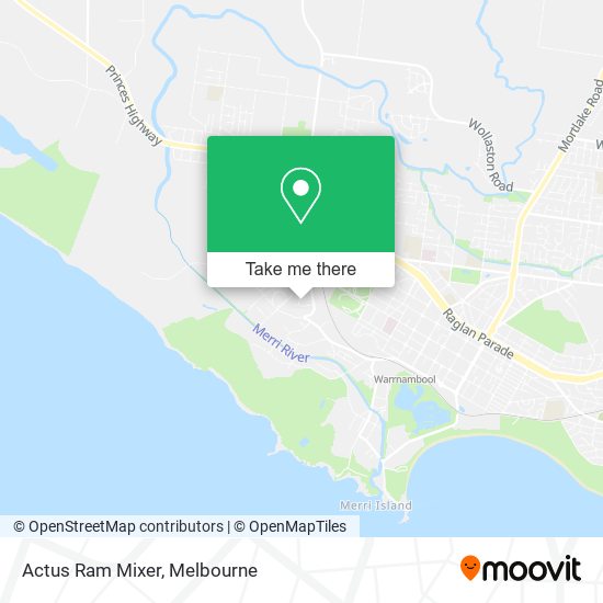 Actus Ram Mixer map