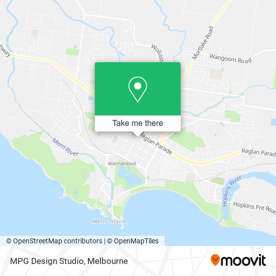 MPG Design Studio map